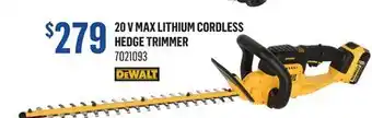 Canac 20 V Max Lithium Cordless Hedge Trimmer offer