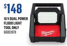 Canac 18 V DUAL POWER FLOOD LIGHT TOOL ONLY offer