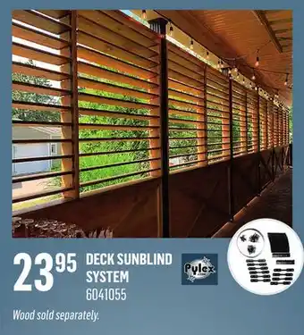 Canac Deck Sunblind System offer