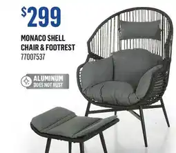 Canac MONACO SHELL CHAIR & FOOTREST offer