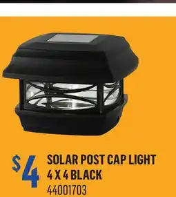 Canac SOLAR POST CAP LIGHT 4 X 4 BLACK offer