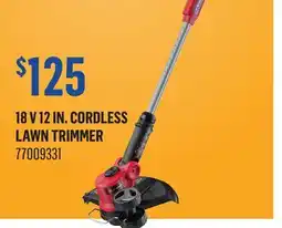 Canac 18 V 12 in. Cordless Lawn Trimmer offer