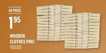 Canac Wooden Clothes Pins offer