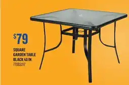 Canac Square Garden Table offer