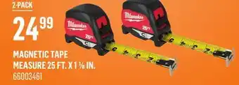 Canac Magnetic Tape Measure 25 ft. x 1 1/8 in offer