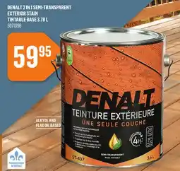 Canac Denalt 2 in 1 Semi-Transparent Exterior Stain offer