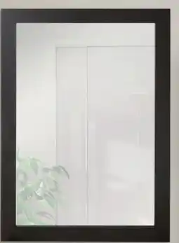 Canac Rectangular Mirror with Frame Black 28 in. x 40 in offer