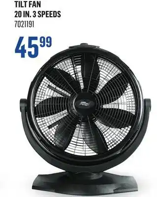Canac Tilt Fan 20 in. 3 Speeds offer