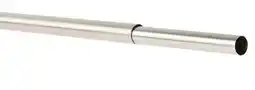 Canac Curtain Rod with Support Stainless Steel offer