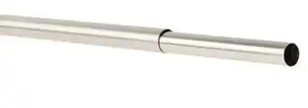 Canac Curtain Rod with Support Stainless Steel offer