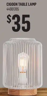 Canac Cigogn Table Lamp offer