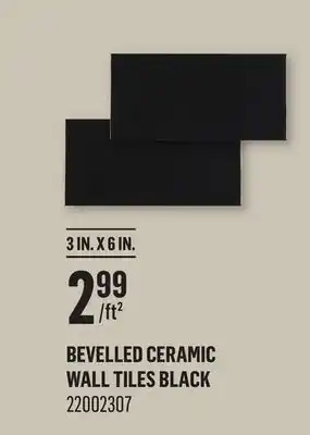 Canac Bevelled Ceramic Wall Tiles offer