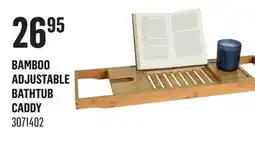 Canac Bamboo Adjustable Bathtub Caddy offer