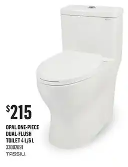 Canac Opal One-Piece Dual-Flush Toilet 4 L/6 L offer