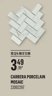 Canac Carrera Porcelain Mosaic offer