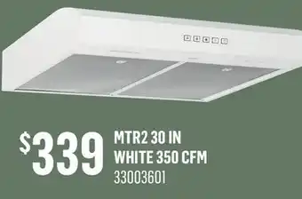 Canac Range Hood offer