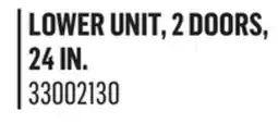 Canac lower unit, 2 doors, 24 in offer