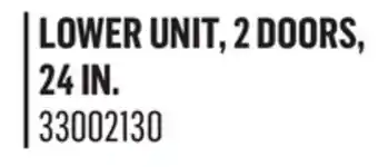 Canac lower unit, 2 doors, 24 in offer