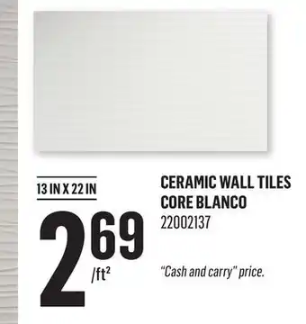 Canac Ceramic Wall Tiles offer