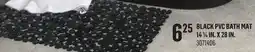 Canac Black PVC Bath Mat 14 1/4 in. x 28 in offer