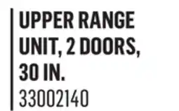 Canac upper range unit, 2 doors, 30 in offer