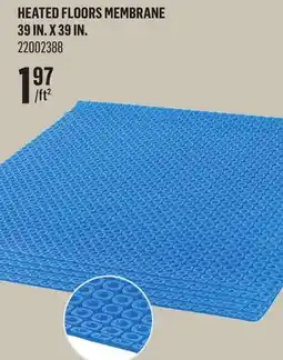 Canac Heated Floors Membrane 39 in. x 39 in offer