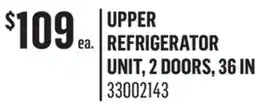 Canac upper refrigerator unit, 2 doors, 36 in offer