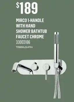 Canac Mirco 1-Handle with Hand Shower Bathtub Faucet Chrome offer