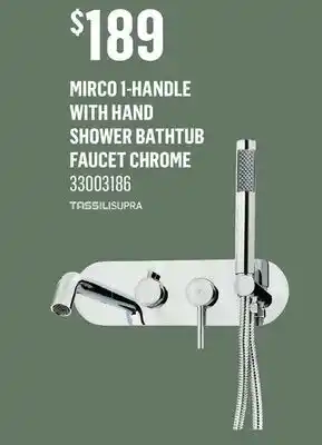 Canac Mirco 1-Handle with Hand Shower Bathtub Faucet Chrome offer