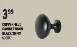 Canac Copperfield Cabinet Knob Black 30 mm offer