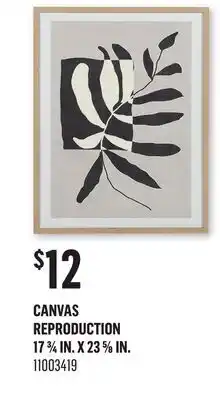 Canac Canvas Reproduction 17 3/4 in. x 23 5/8 in offer