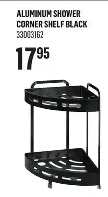Canac Aluminum Shower Corner Shelf Black offer