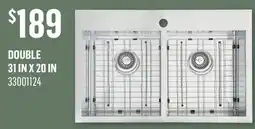 Canac Xaya Stainless steel Double Bowl Kitchen Sink offer