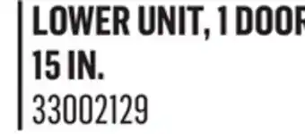 Canac lower unit, 1 door, 15 in offer
