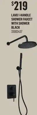 Canac Lavo 1-Handle Shower Faucet with Shower offer
