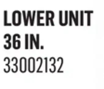 Canac lower unit 36 in offer