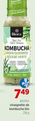 Avril vinaigrette de kombucha bio offer