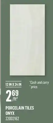 Canac Porcelain Tiles offer