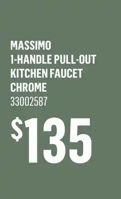 Canac Massimo 1-Handle Pull-Out Kitchen Faucet offer