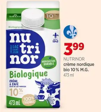 Avril crème nordique bio 10% M.G offer