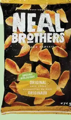 Avril NEAL BROTHERS FOODS Croustilles maïs bios offer