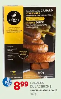 Avril saucisses de canard offer