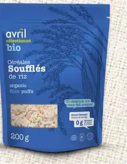 Avril Céréales soufflées bios offer