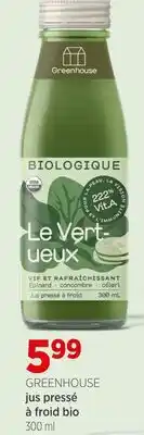 Avril jus pressé à froid bio offer