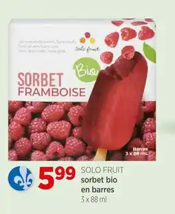 Avril Sorbet bio en barres offer