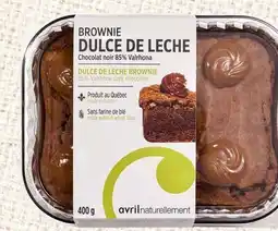 Avril brownie dulce de leche offer