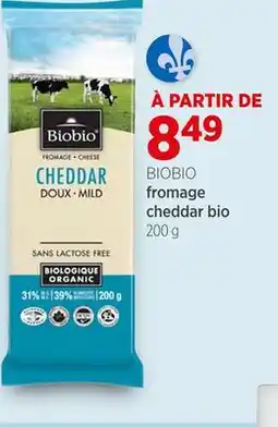 Avril fromage cheddar bio offer