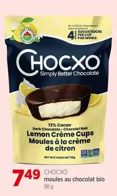 Avril Moules au chocolat bio offer