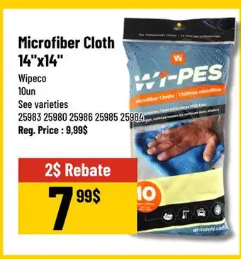 Mayrand Microfiber Cloth 14x14 10 un offer