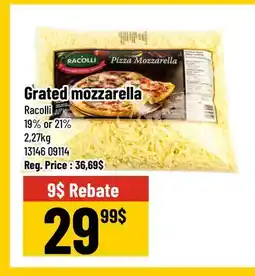 Mayrand Pizza Mozarella Cheese 2,27 kg Racolli offer